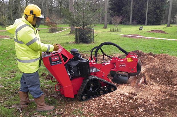 tree stump grinder